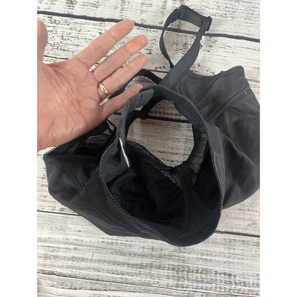 Royce Lingerie Black Maternity Nursing Bra size 28HH Wire Free Drop Cup - Picture 8 of 9